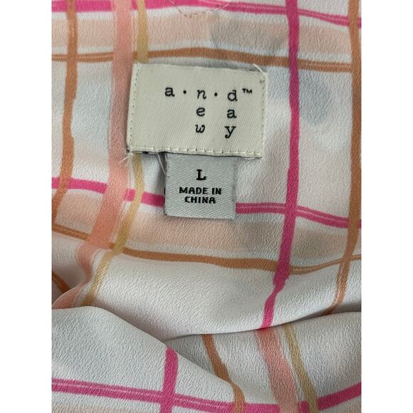 Babydoll Floral Peplum Top Pink Orange Blue Large Adjustable Straps Y2K Style - Picture 5 of 6